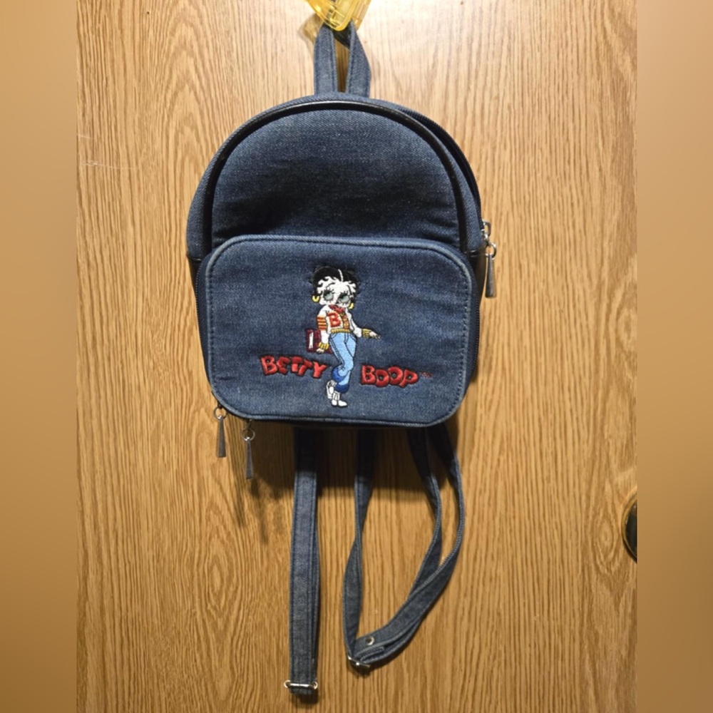 Betty Boop Denim Backpack